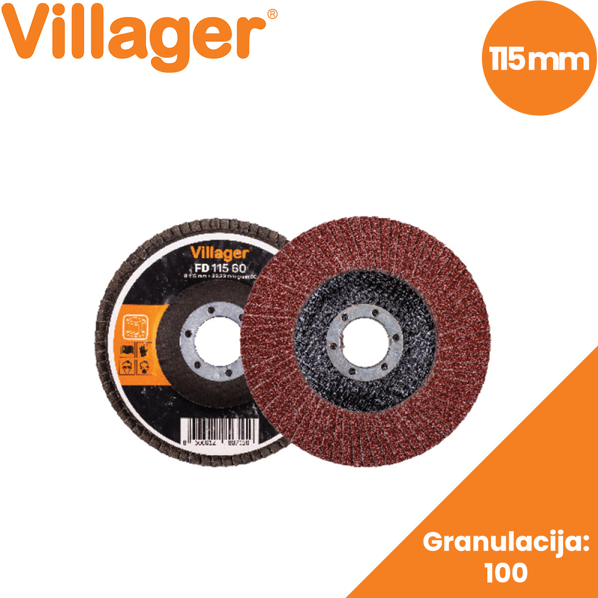 Lamelni Disk Za Brusilicu Villager Mm Fd