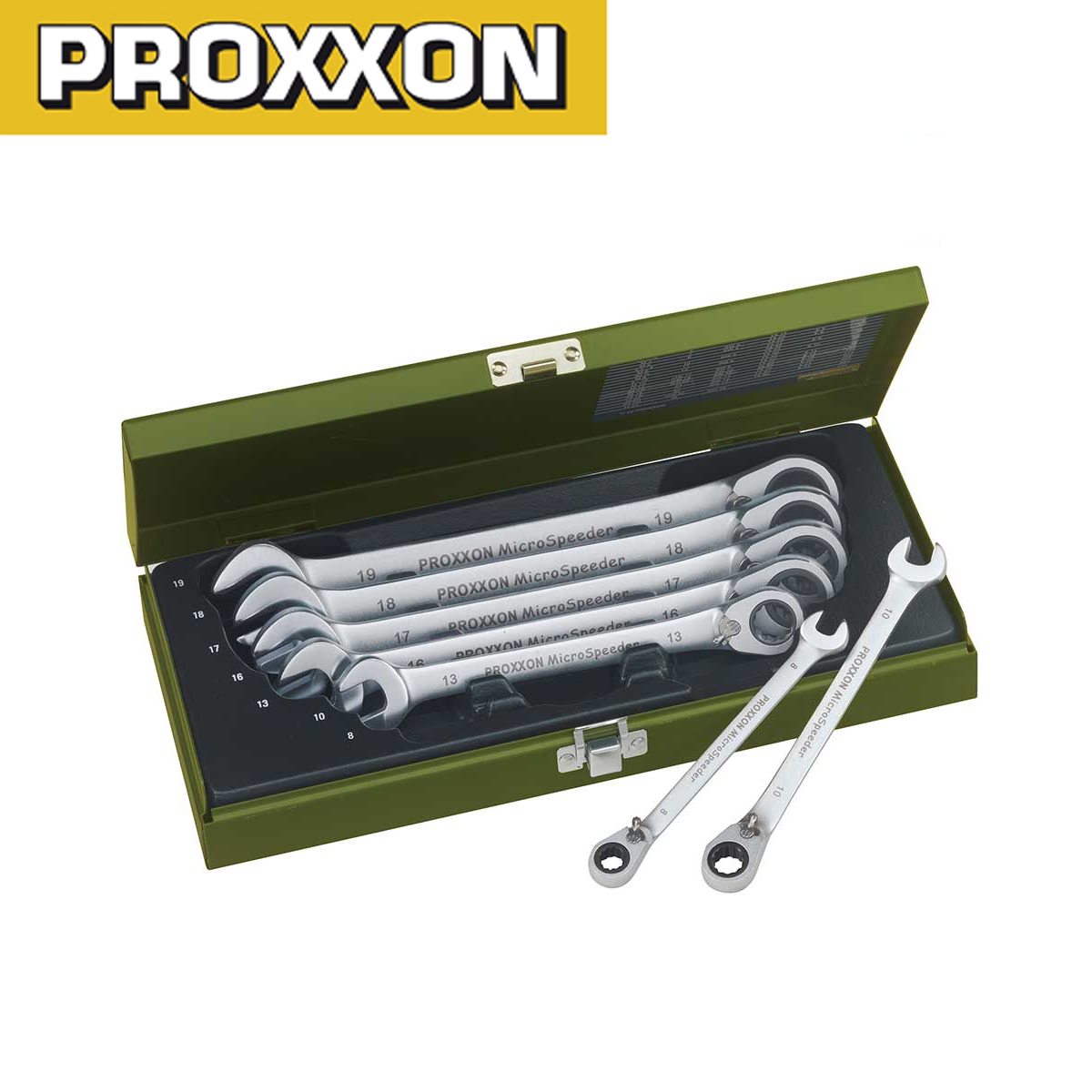 Set viljuškasto okastih ključeva Proxxon 8 19mm 7 dijelni 23124