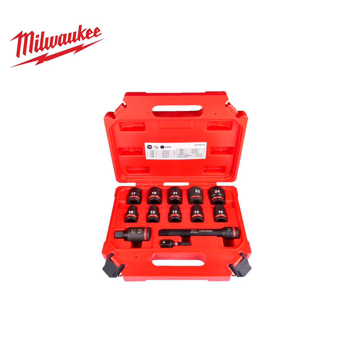 Set nasadnih ključeva za bušilice Milwaukee 1 2 IMPACT SOCKET SET STD