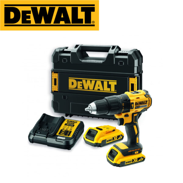 Aku udarna bušilica DeWalt DCD778D2T Brushless 18V sa dvije 2Ah baterije i punjačem u Tstak koferu