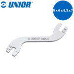 Ključ za žbice motocikala UNIOR 3301 620296 5x6x6.3x7mm