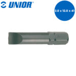 Set pljosnatih nastavaka za izvijače-šarafcigere UNIOR 6480 602419 2.0x12.0x41mm 3-dijelni