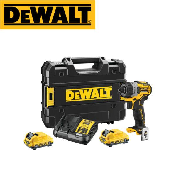 Aku odvijač - zavrtač DeWalt DCF601D2 12V XR sa dvije 2Ah baterije i punjačem u koferu