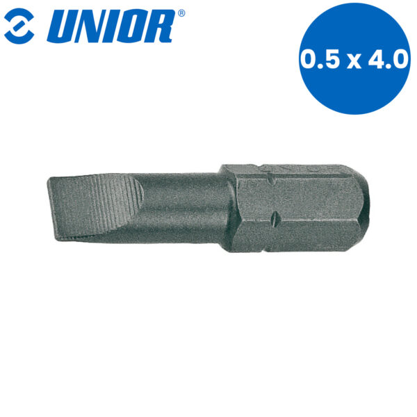 Set pljosnatih nastavaka za izvijače-šarafcigere UNIOR 6460 602371 0.5x4.0mm 3-dijelni