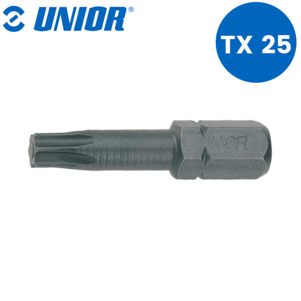 Set TX nastavaka za izvijače-šarafcigere UNIOR 6492 602436 TX25 3-dijelni