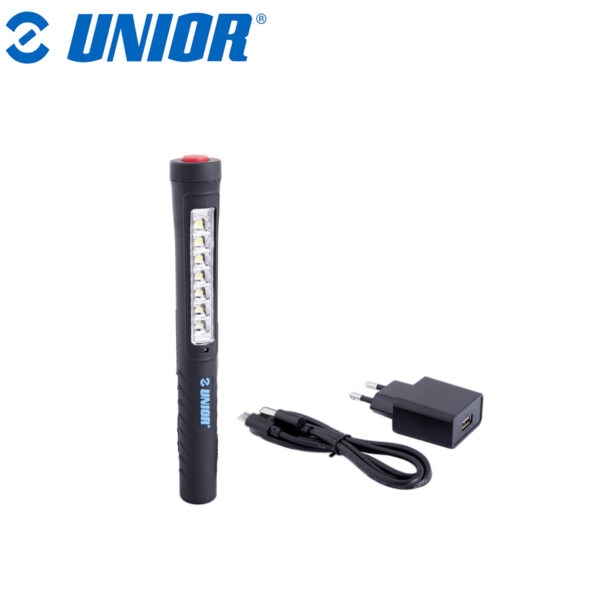 Aku ručna baterijska lampa UNIOR 2091 627201 170mm