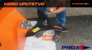 Montiranje noza i kruzne pile na STIHL FS 120 FS 250