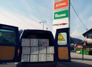 Jedna mala isporuka trimera i motornih pila STIHL