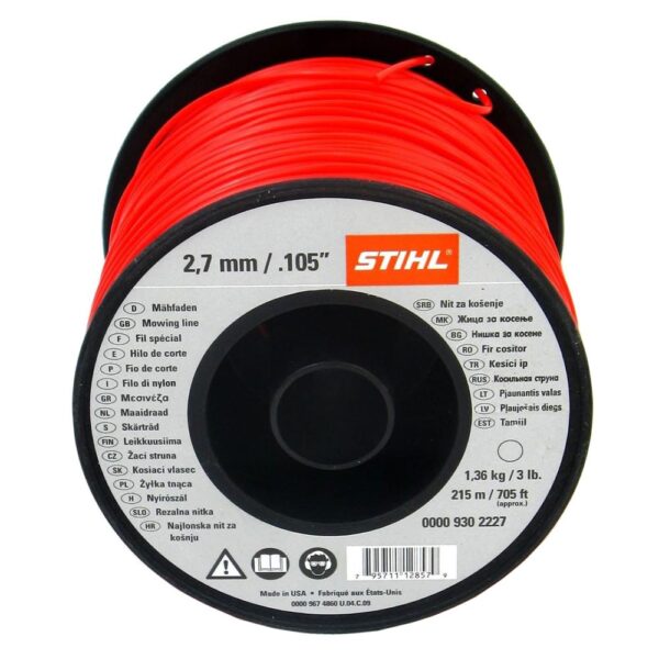 Rezna nit - silk za trimere STIHL 2.7mm x 208m okrugla