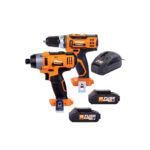 Aku set - bušilica - odvijač i udarni odvijač Villager VLN 3220 i VLN 3420 06625118V sa dvije 1.5Ah baterije i punjačem