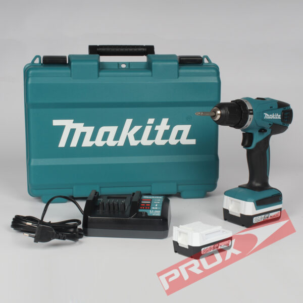 Aku bušilica - odvijač Makita DF347DWE 14.4V 30Nm sa 2 baterije i punjačem u koferu