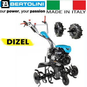 Dizelska profesionalna freza - kopačica Bertolini 218 6.6KS 100cm sa gumenim točkovima
