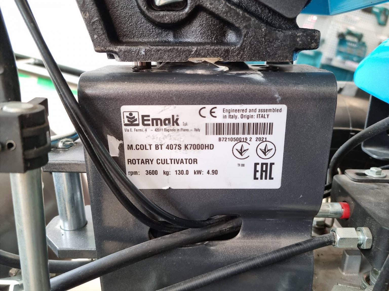 Dizelski motokultivator BERTOLINI 407 S sa strižnom kosom