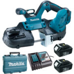 Aku tračna pila Makita DPB181RFE sa 2 baterije 3.0Ah i punjačem u koferu