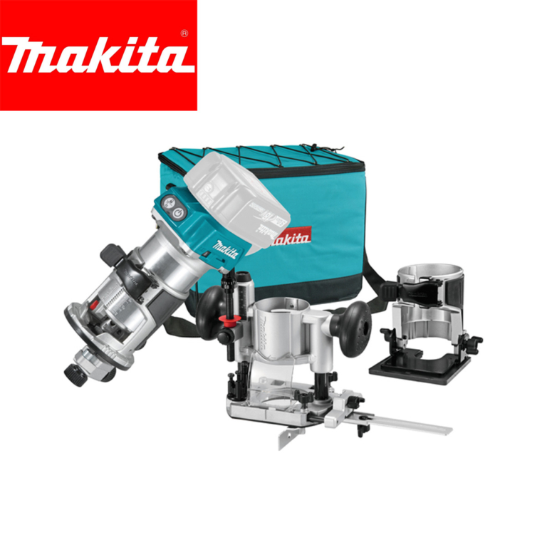 Aku glodalica za ivice-rubove Makita DRT50ZX2 18V 1/4"-3/8" sa priborom u koferu