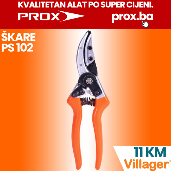 Ručne škare - makaze za orezivanje - voćarske Villager PS 102 175mm
