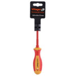 Pljosnati izvijač - šarafciger izolirani Villager VDE 75mm 2A5