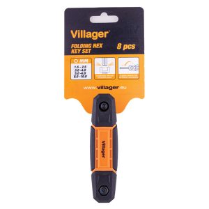 Sklopivi set imbus ključeva Villager 067042 8 komada