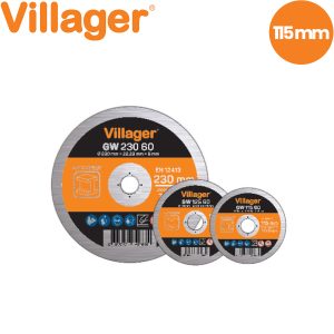 Brusna ploča za metal Villager GW11560 115x6.0mm