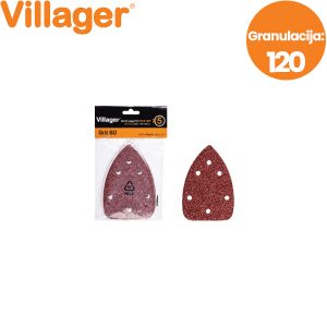 Brusni papir za vibracionu brusilicu Villager VLN 125 - 120 140x50mm granulacija - 120