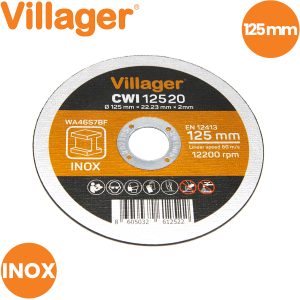 Rezna ploča za inox Villager CWI12520 125x2.0mm