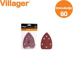 Brusni papir za vibracionu brusilicu Villager VLN 125 - 60 051248 140×50mm granulacija - 60