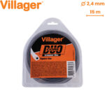 Rezna nit - silk za trimere Villager Duo Core 2.4mm x 15m četverostrani