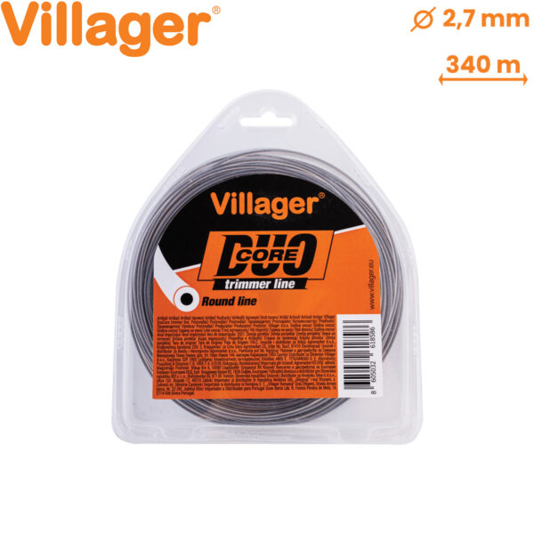 Rezna nit - silk za trimere Villager Duo Core 2.7mm x 340m okrugli