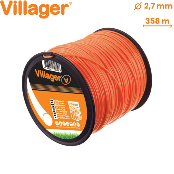 Rezna nit - silk za trimere Villager 2.7mm x 358m okrugli
