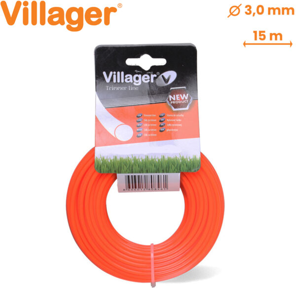 Rezna nit - silk za trimere Villager 3.0mm x 15m okrugli