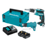 Aku odvijač za rigips - šauber Makita DFS452TJX2 18V sa 2 baterije i punjačem u koferu