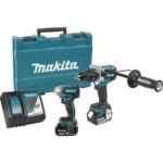 Aku udarni odvijač i udarna bušilica Makita DLX2185T sa 2 baterije i punjačem u koferu