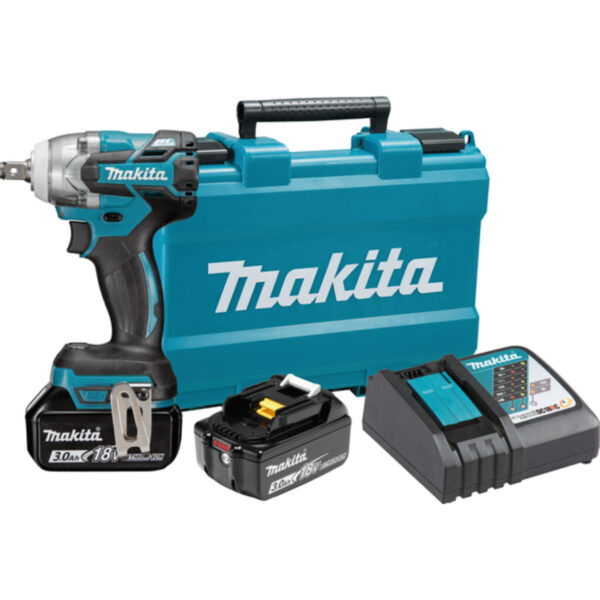 Aku udarni odvijač Makita DTW285RFE 18V 1/2" 280Nm sa 2 baterije i punjačem u koferu