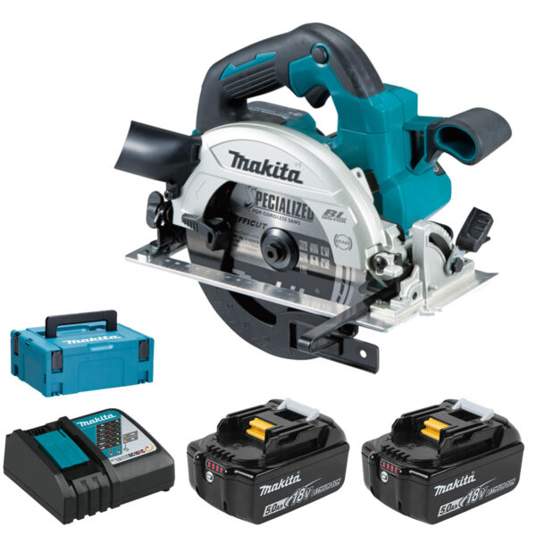 Aku ručna kružna pila - cirkular Makita DHS660RTJ 18V 165mm sa 2 baterije i punjačem u koferu