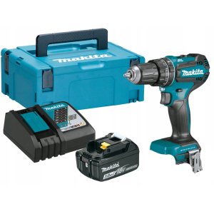 Aku udarna bušilica Makita DHP485RFE1 18V sa baterijom i punjačem u koferu