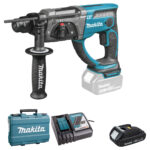 Aku udarna bušilica Makita DHR202RYE 18V sa baterijom i punjačem u koferu