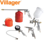 Set pneumatskog alata za kompresor Villager VAT S5 5/1
