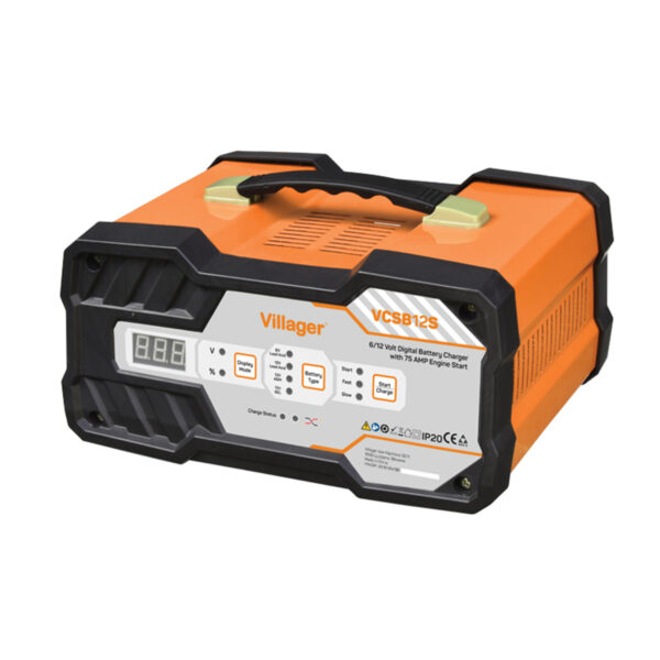 Punjač i starter za akumulatore Villager 12A VCSB 12 S