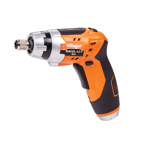 Aku odvijač - zavrtač Villager VLN SDL 4.0 set sa setom bitova 1.5Ah baterijom i punjačem u koferu