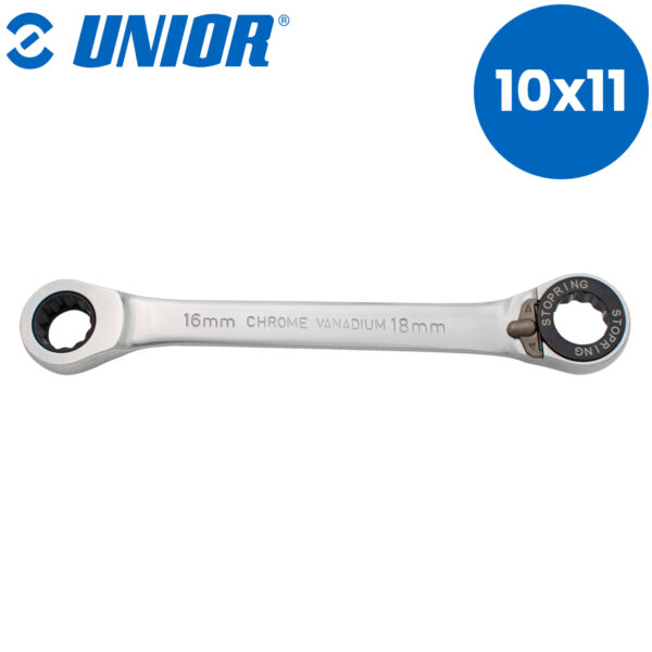 Okasti ključ sa račnom-gedorom UNIOR 170 622854 10x11mm