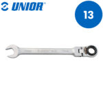 Viljuškasto-okasti ključ sa račnom-gedorom zglobni UNIOR 161 622844 13mm