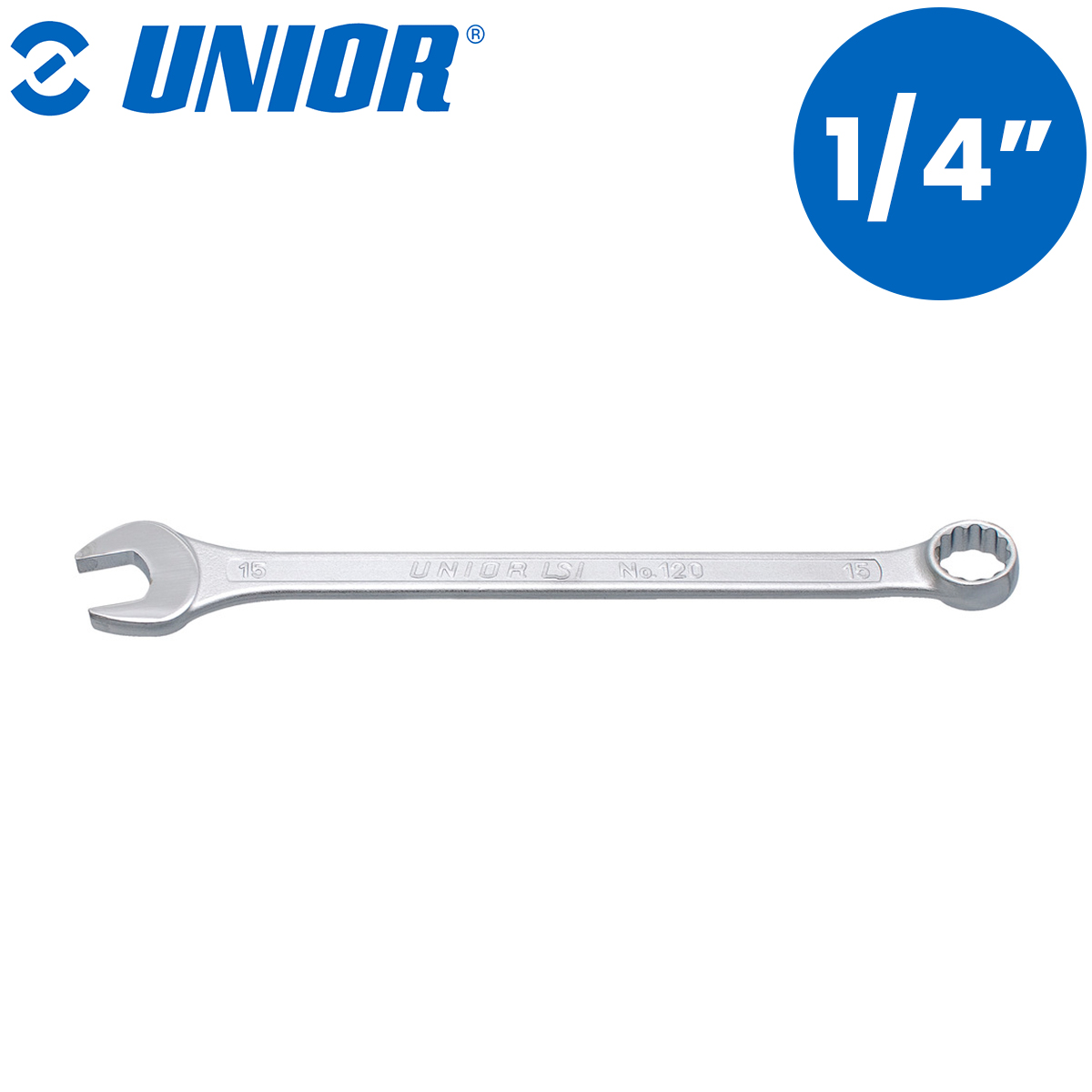 Ključ viljuškasto-okasti dugi UNIOR 120 618491 1/4" Viljuškasto-okasti ključ dugi UNIOR 120 618491 1/4"