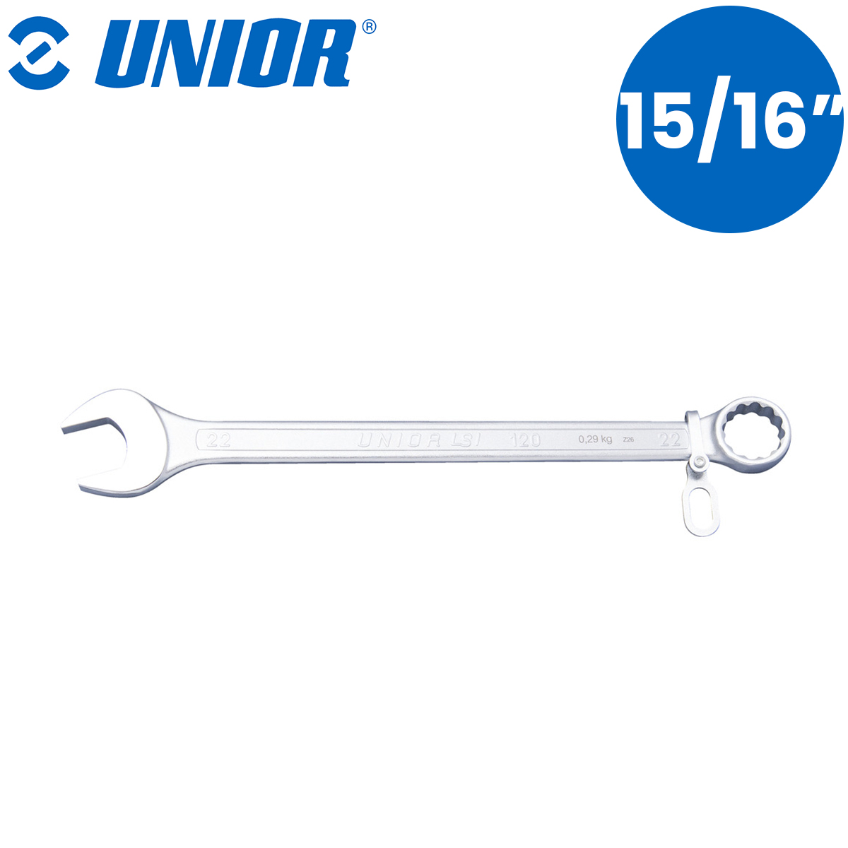 Ključ viljuškasto-okasti dugi za rad na visini UNIOR 120 626306 15/16" Viljuškasto-okasti ključ dugi za rad na visini UNIOR 120 626306 15/16"