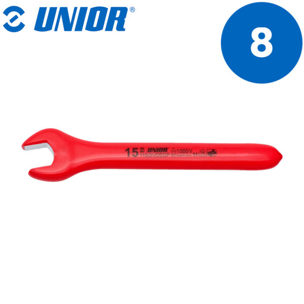 Viljuškasti ključ jednostrani izolirani Unior 110 617801 8mm