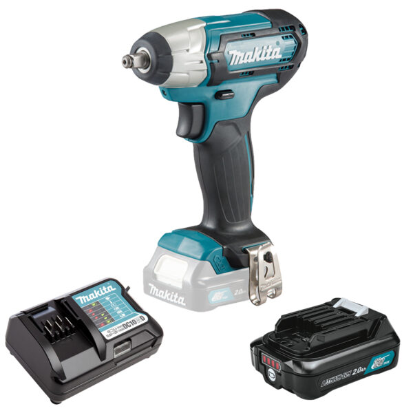 Aku udarni odvijač Makita TW140DWA 12V 3/8" 140Nm sa punjačem i baterijom