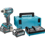 Aku udarni odvijač Makita TD001GD201 40V 220Nm 1/4" sa 2 baterije i punjačem u koferu