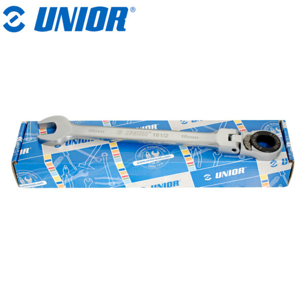 Set viljuškasto-okastih ključeva sa račnom-gedorom.zglobnih UNIOR 161 623081 8-19/5