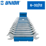 Set viljuškastih ključeva u metalnoj kutiji UNIOR 110 605528 6 - 32/12