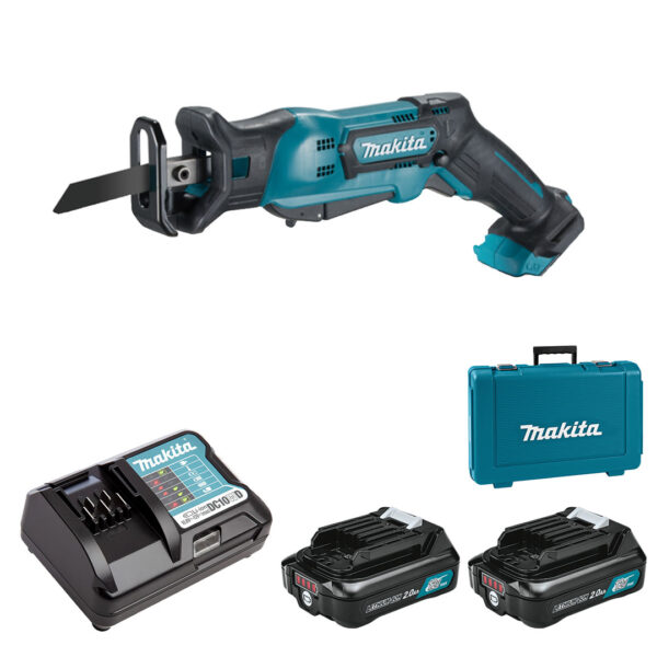 Aku recipročna pila - lisičiji rep Makita JR105DWAE 12V sa 2 baterije i punjačem u koferu