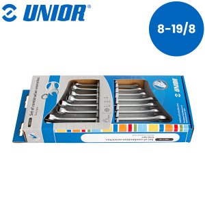 Set viljuškasto-okastih ključeva dugih u kartonskoj kutiji UNIOR 120 603709 8-19/8